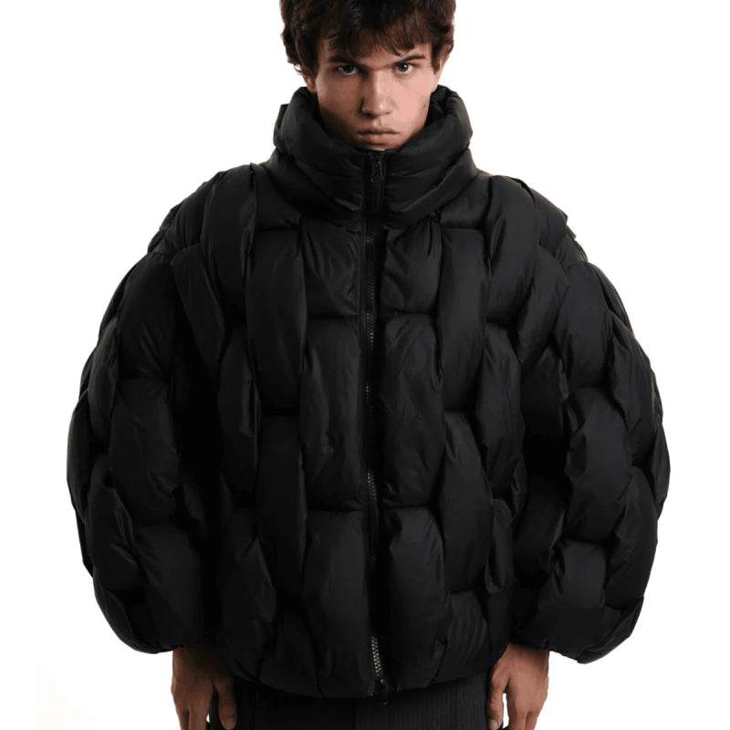 Herren Pufferjacke – Oversized Winterjacke für Kalte Tage