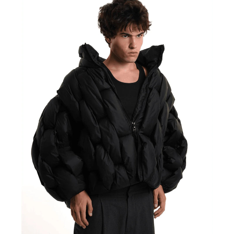 Herren Pufferjacke – Oversized Winterjacke für Kalte Tage