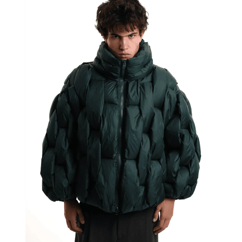 Herren Pufferjacke – Oversized Winterjacke für Kalte Tage