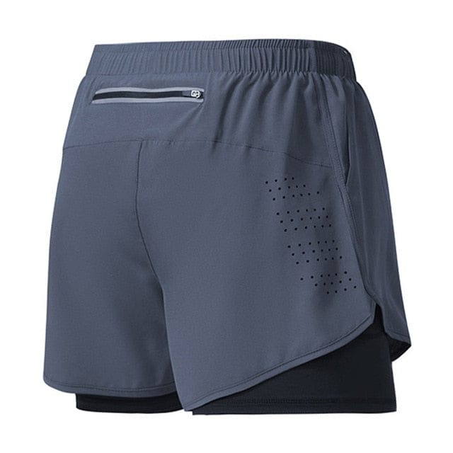 Pantaloncini Running Uomo 2 in 1 | Tasca Telefono e Coulisse