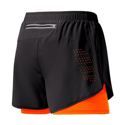 Pantaloncini Running Uomo 2 in 1 | Tasca Telefono e Coulisse