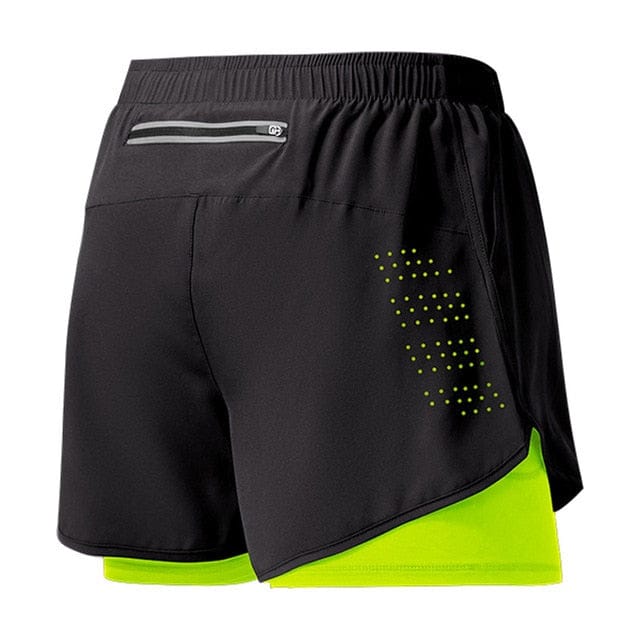 Pantaloncini Running Uomo 2 in 1 | Tasca Telefono e Coulisse