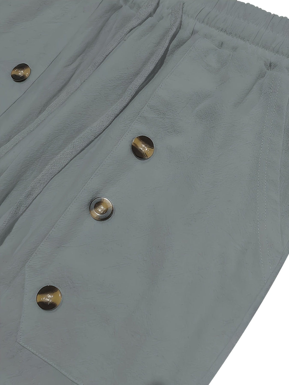 Pantaloni casual uomo con coulisse e tasche a patta