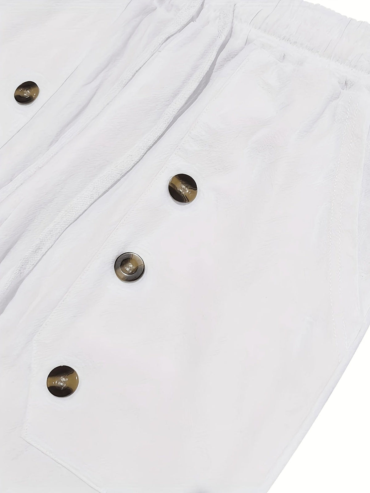 Pantaloni casual uomo con coulisse e tasche a patta