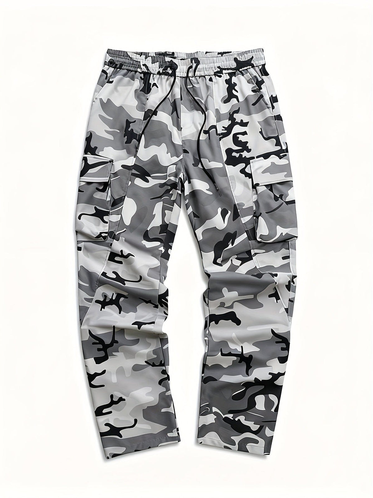 Jogger Cargo Uomo Camouflage | Coulisse Regolabile e Tasche Laterali