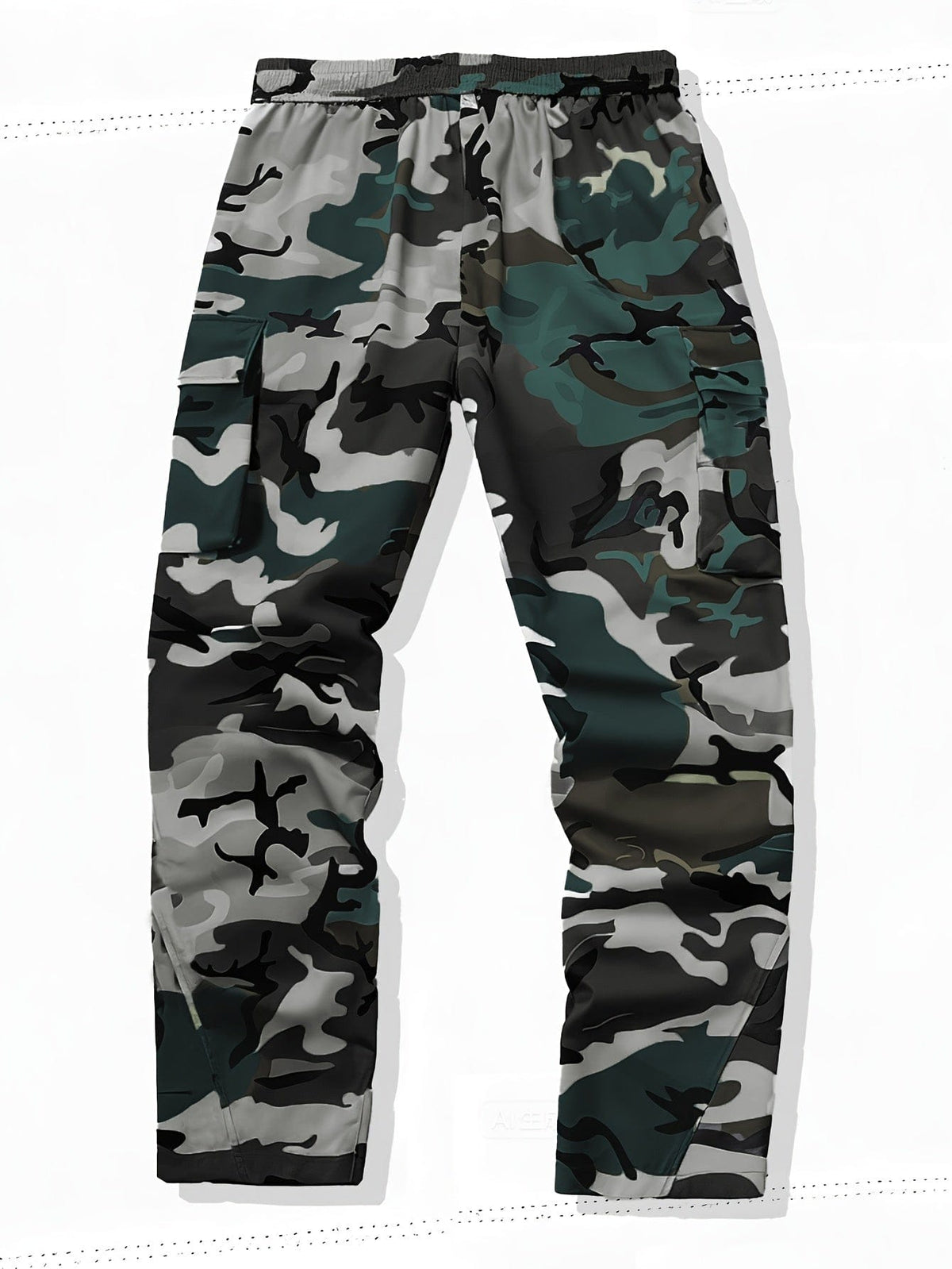 Jogger Cargo Uomo Camouflage | Coulisse Regolabile e Tasche Laterali