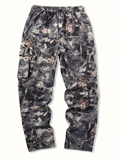 Jogger Cargo Uomo Camouflage | Coulisse Regolabile e Tasche Laterali
