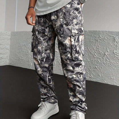 Jogger Cargo Uomo Camouflage | Coulisse Regolabile e Tasche Laterali