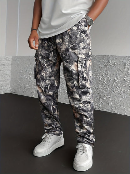 Jogger Cargo Uomo Camouflage | Coulisse Regolabile e Tasche Laterali
