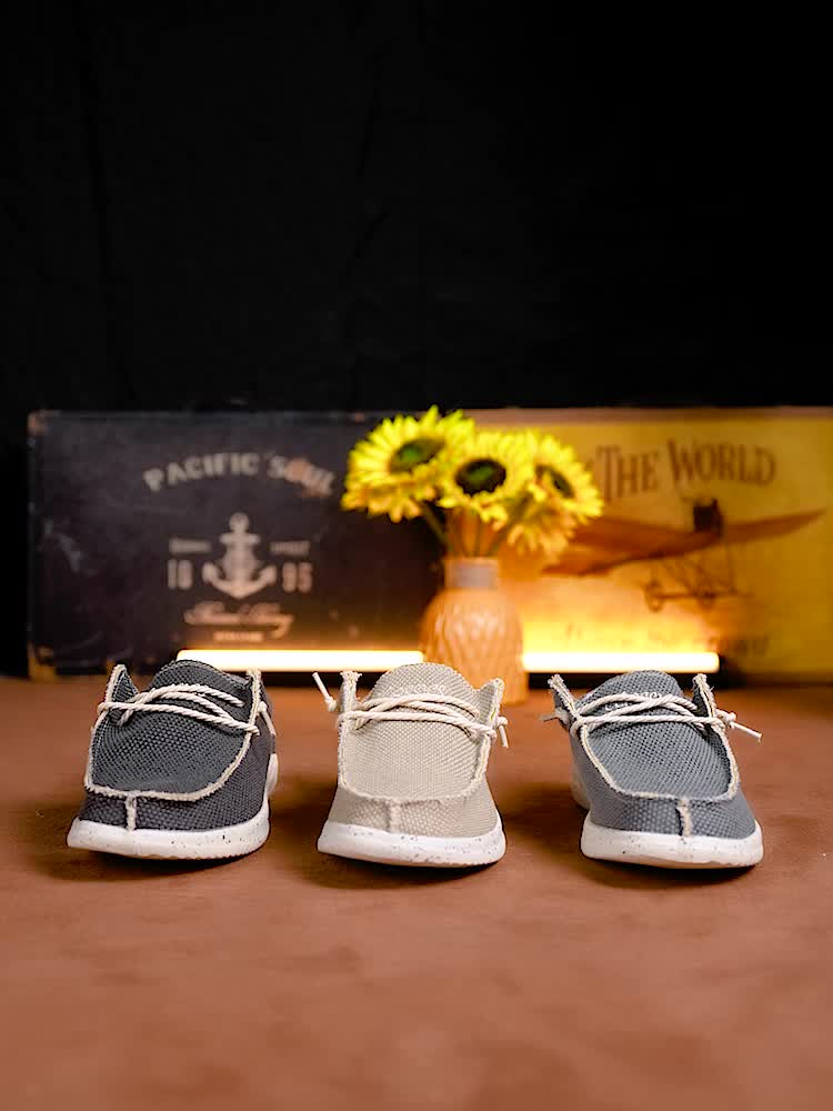 Scarpe in Tela Uomo con Lacci | Leggere, Traspiranti e Flessibili