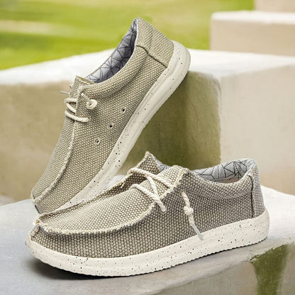 Scarpe in Tela Uomo con Lacci | Leggere, Traspiranti e Flessibili