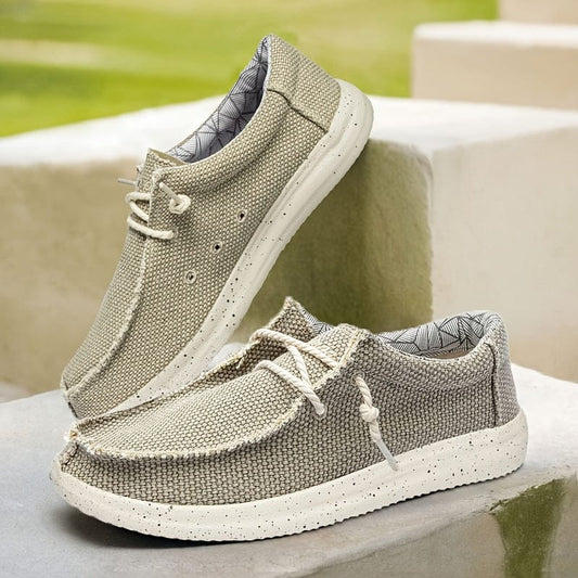 Scarpe in Tela Uomo con Lacci | Leggere, Traspiranti e Flessibili