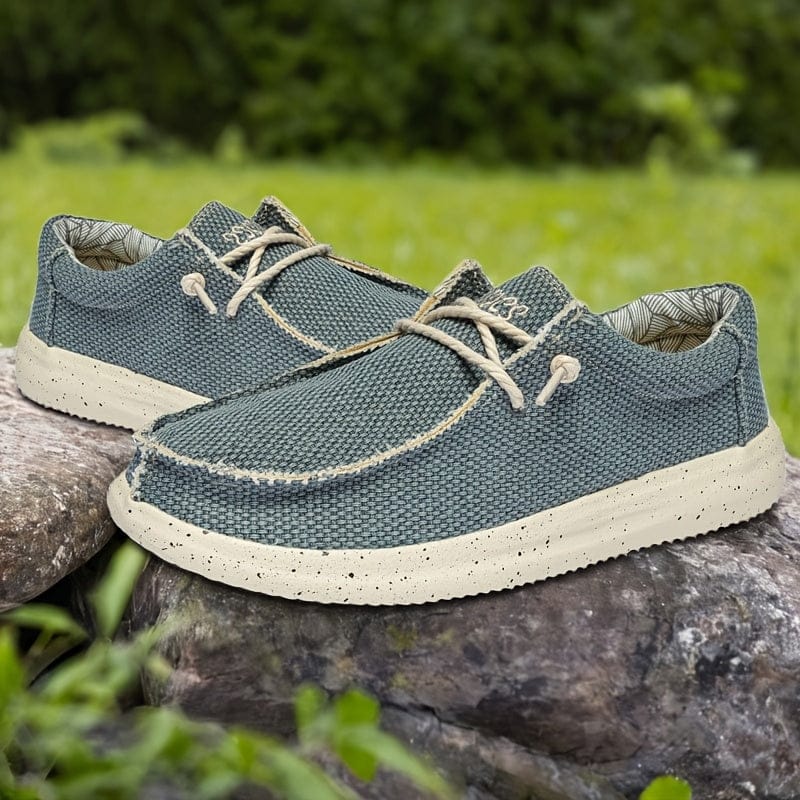 Scarpe in Tela Uomo con Lacci | Leggere, Traspiranti e Flessibili