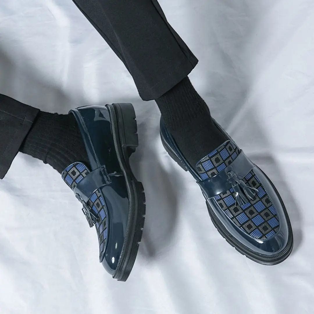 Mocassini Formali da Uomo Slip-On con Nappine