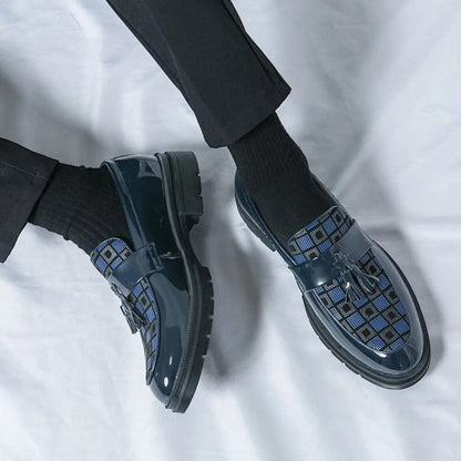 Mocassini Formali da Uomo Slip-On con Nappine