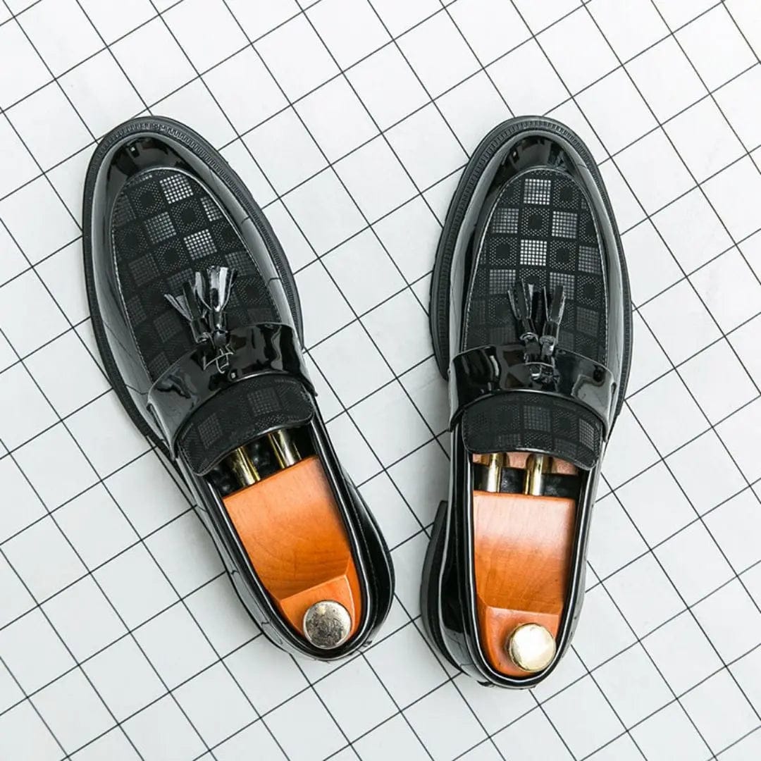 Mocassini Formali da Uomo Slip-On con Nappine