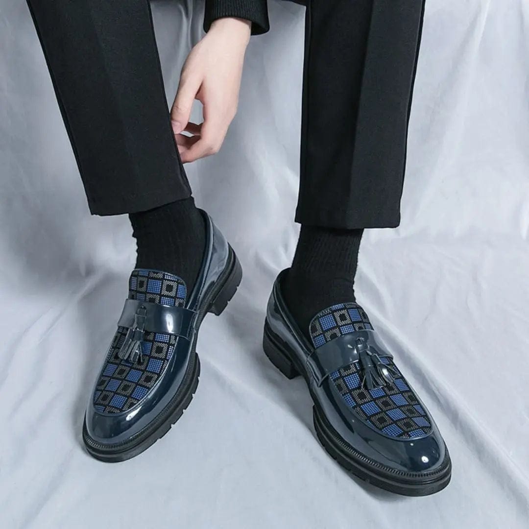 Mocassini Formali da Uomo Slip-On con Nappine