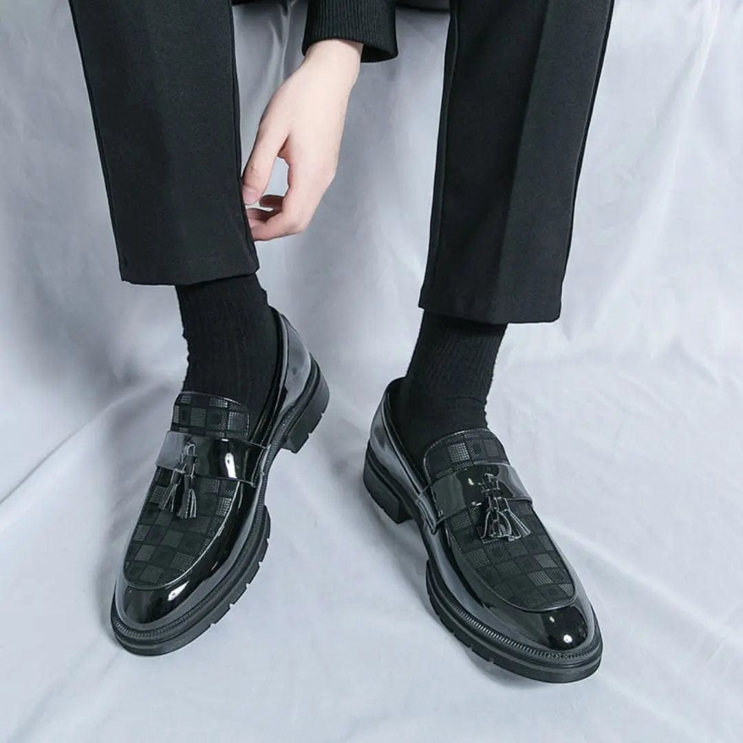 Mocassini Formali da Uomo Slip-On con Nappine
