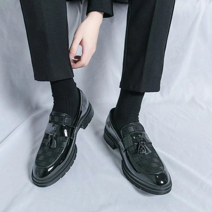 Mocassini Formali da Uomo Slip-On con Nappine