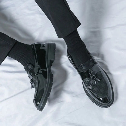 Mocassini Formali da Uomo Slip-On con Nappine