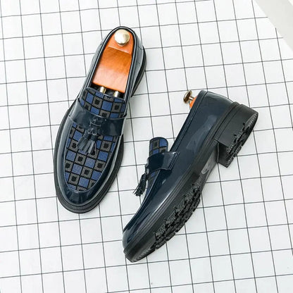 Mocassini Formali da Uomo Slip-On con Nappine