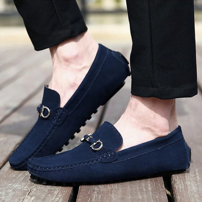 Mocassini da Guida Uomo | Slip-On, Suola Flessibile e Imbottita