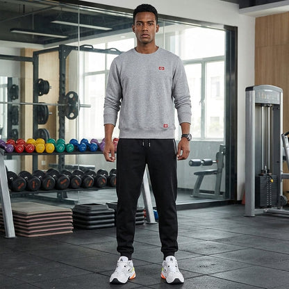 Pantaloni jogger uomo con coulisse e fondo elasticizzato