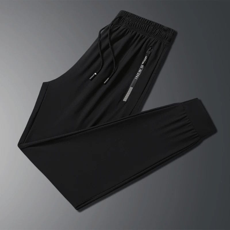 Pantaloni jogger uomo con coulisse e fondo elasticizzato