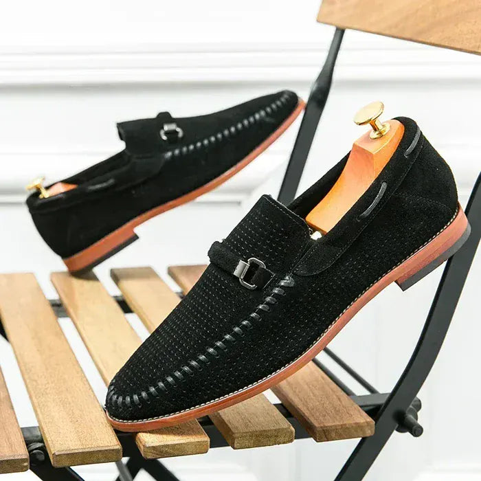 Mocassini Traforati da Uomo Slip-On Business Casual