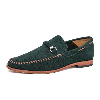 Mocassini Traforati da Uomo Slip-On Business Casual