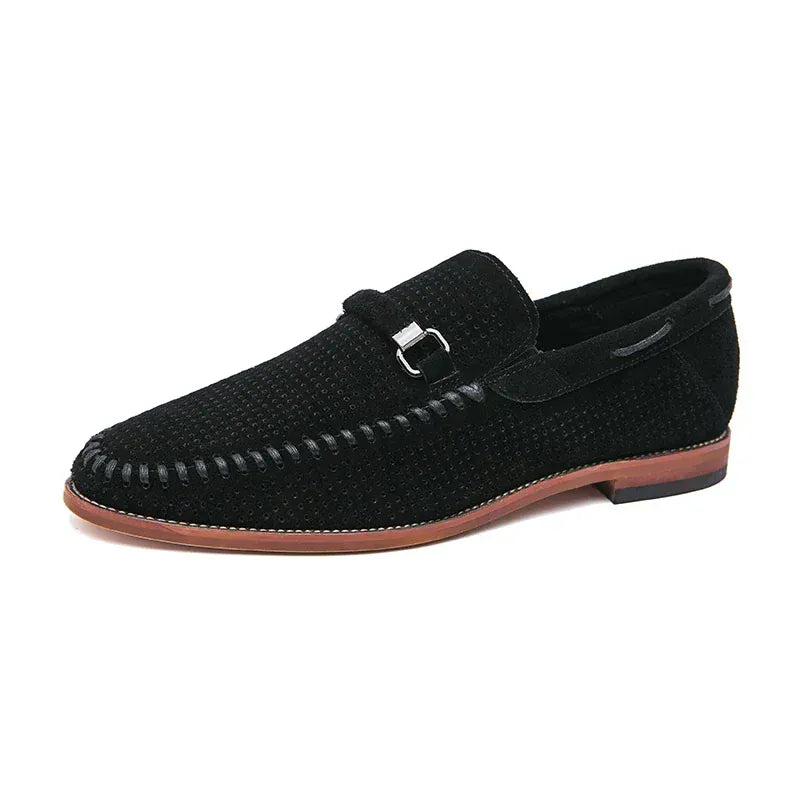 Mocassini Traforati da Uomo Slip-On Business Casual