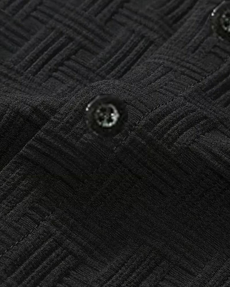 Completo Uomo Estivo a Quadri con Camicia e Pantaloncini