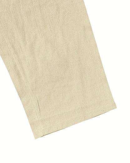 Pantaloni Estivi Uomo Traspiranti con Coulisse Taglio Rilassato