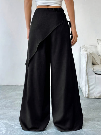 Pantaloni Fluidi Adele | Fascia Regolabile e Gamba Ampia