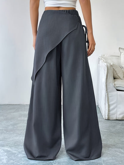 Pantaloni Fluidi Adele | Fascia Regolabile e Gamba Ampia