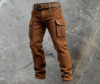Alexander | Pantaloni cargo uomo slim fit con tasche laterali