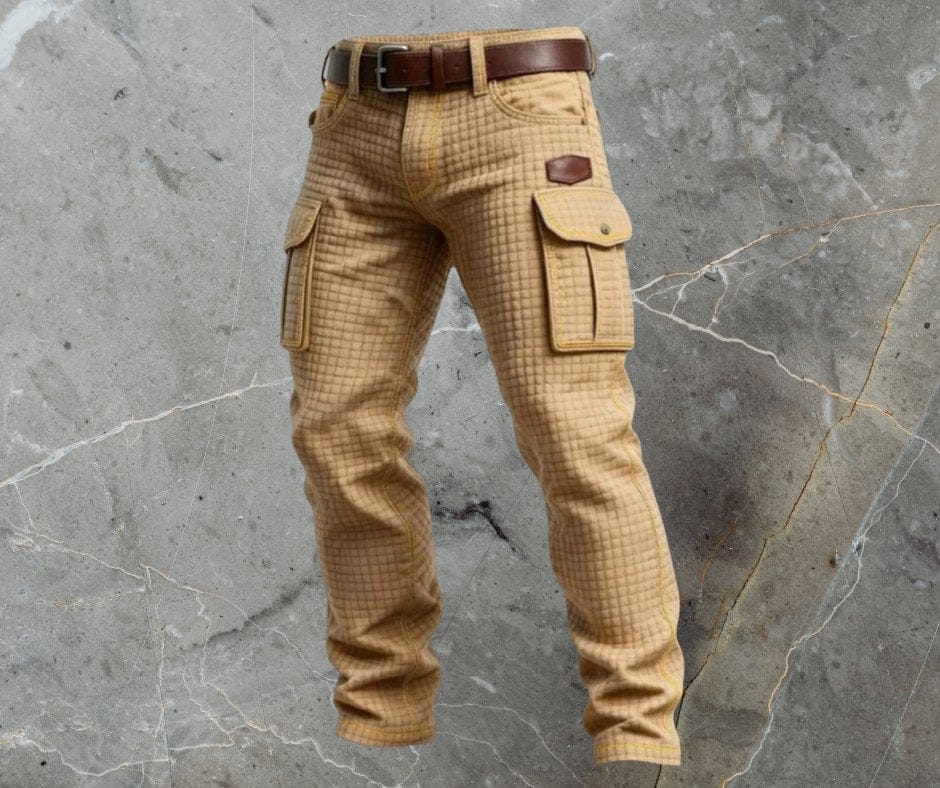 Alexander | Pantaloni cargo uomo slim fit con tasche laterali