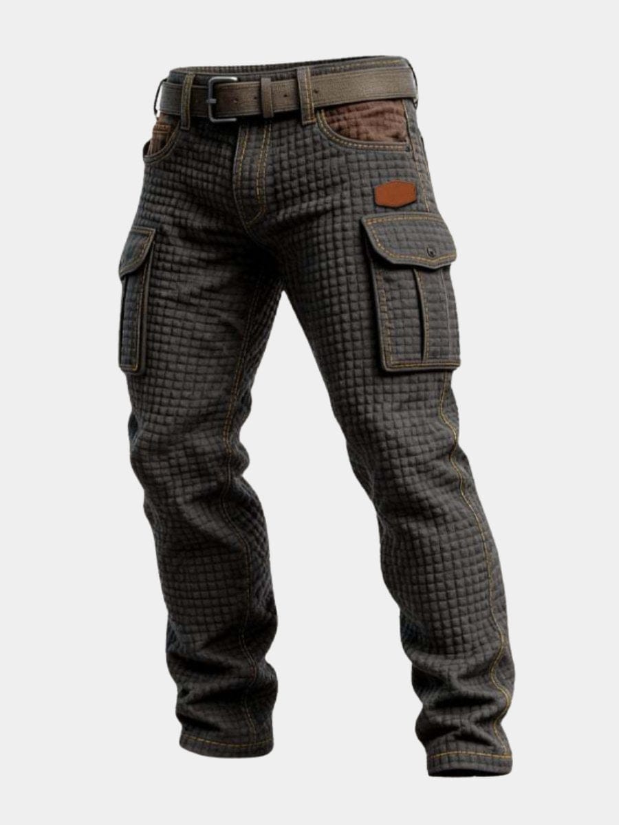 Alexander | Pantaloni cargo uomo slim fit con tasche laterali
