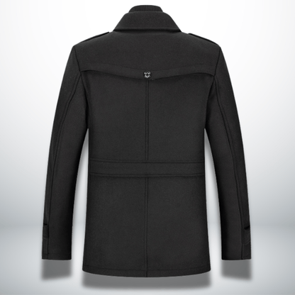 Cappotto Invernale Elegante Slim Fit con Collo Alto