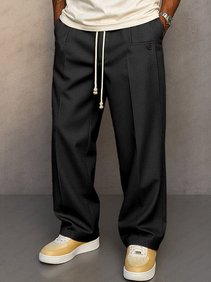 Pantaloni Uomo Arthur Urban Relax Fit | Vita Regolabile e Piega Frontale