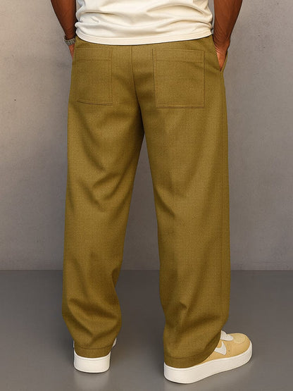 Pantaloni Uomo Arthur Urban Relax Fit | Vita Regolabile e Piega Frontale