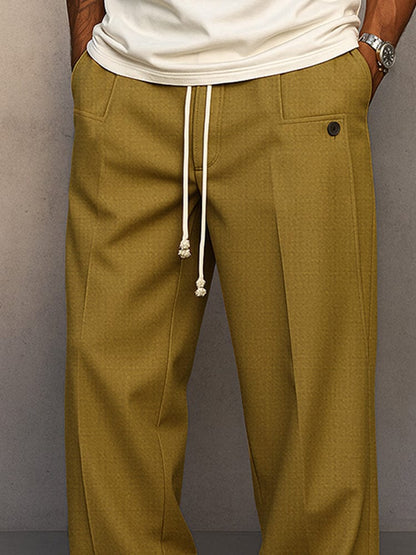 Pantaloni Uomo Arthur Urban Relax Fit | Vita Regolabile e Piega Frontale