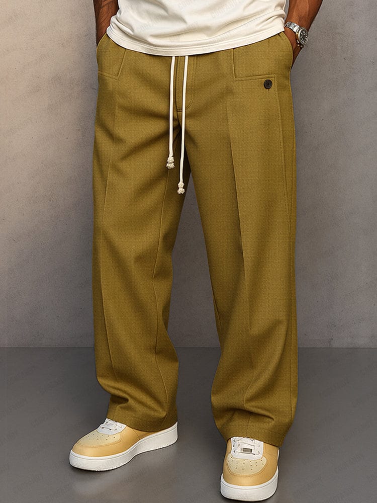 Pantaloni Uomo Arthur Urban Relax Fit | Vita Regolabile e Piega Frontale