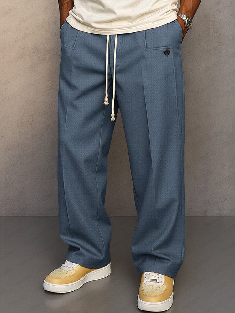 Pantaloni Uomo Arthur Urban Relax Fit | Vita Regolabile e Piega Frontale