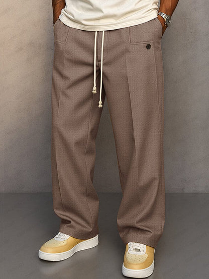 Pantaloni Uomo Arthur Urban Relax Fit | Vita Regolabile e Piega Frontale