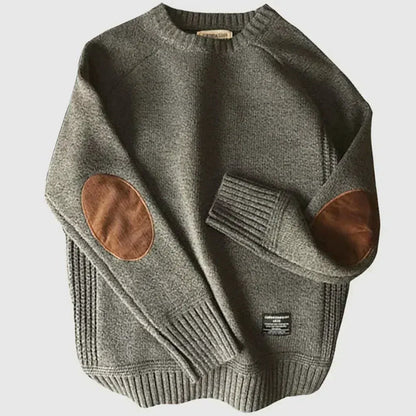 Fabian | Maglione uomo con toppe ai gomiti invernale