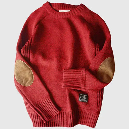 Fabian | Maglione uomo con toppe ai gomiti invernale