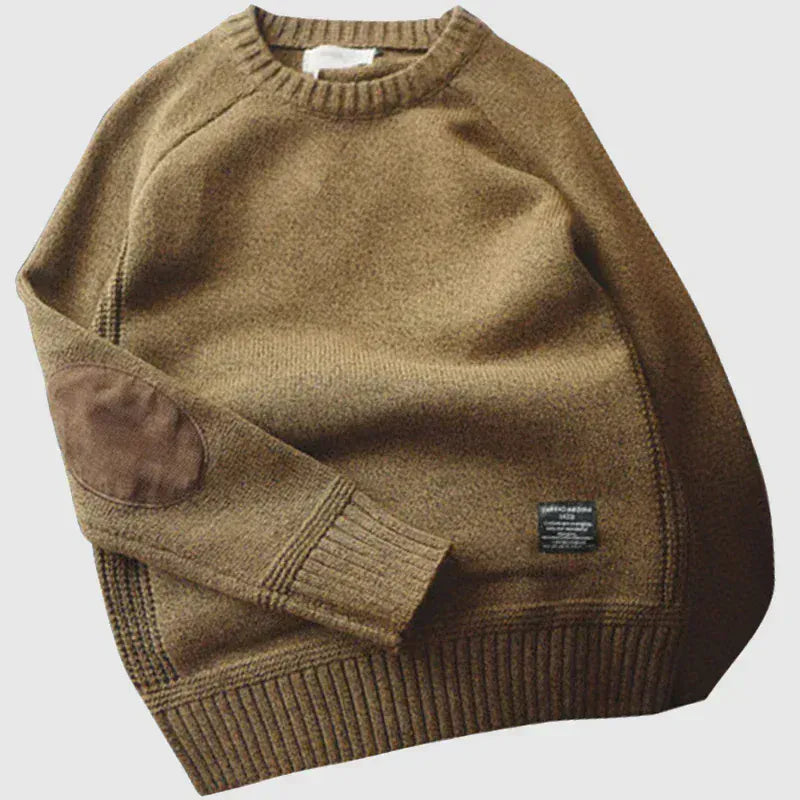 Fabian | Maglione uomo con toppe ai gomiti invernale