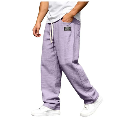 Pantaloni Uomo Marco per il Tempo Libero | Gamba Dritta e Vita Elastica