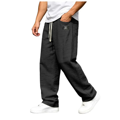 Pantaloni Uomo Marco per il Tempo Libero | Gamba Dritta e Vita Elastica